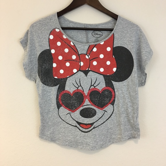 🪴3x$20 SALE Gray Disney Minnie Mouse T-Shirt - Picture 5 of 12